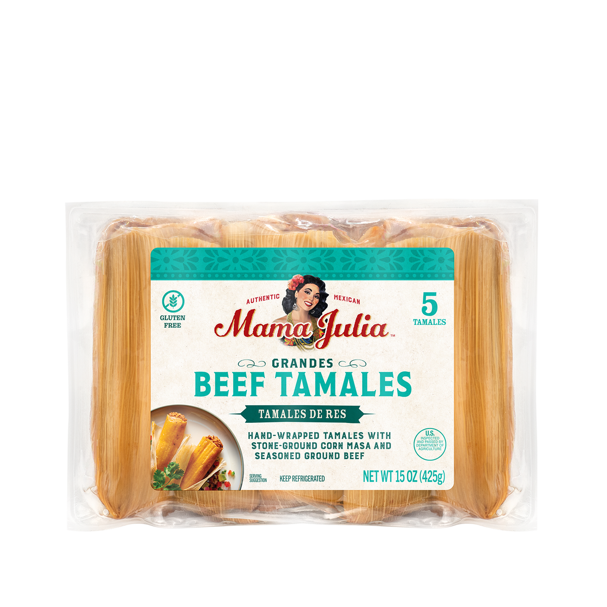 Beef Tamales (Grandes)